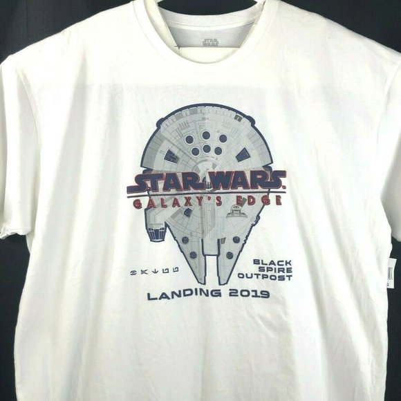Disneyland Annual Passholder Star Wars Galaxys Edge Black Spire T-Shirt 3XL 2019 - Picture 2 of 10